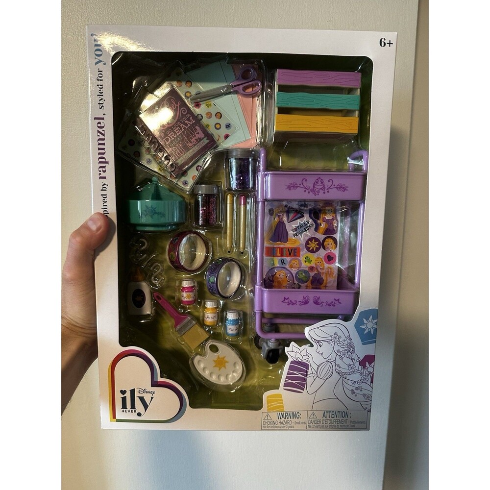 Disney ILY 4EVER Accessories Art Scrapbook Pack Inspired by Rapunzel New Sealed